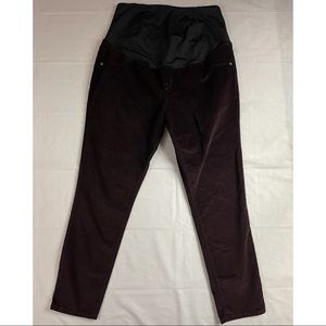 Isabel Maternity Full Panel Corduroy Skinny Pant Size: 16